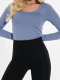 Pikkade varrukatega bodi - helesinine - SINSAY - small3