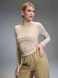 Bluza s naborima - krem - SINSAY - small1