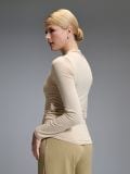 Bluza s naborima - krem - SINSAY - small2