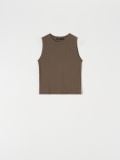 Rebrasti top - smeđa - SINSAY - small2