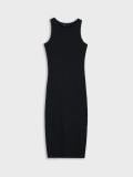 Felsliccelt midiruha - fekete - SINSAY - small3