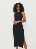 Felsliccelt midiruha - fekete - SINSAY - small4