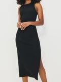 Felsliccelt midiruha - fekete - SINSAY - small1