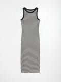 Sukienka midi w prążek z rozcięciem - wielobarwny - SINSAY - small6