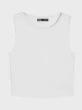 Crop top - biały - SINSAY - small3
