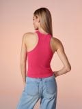 Rebrast top - vroče roza - SINSAY - small5