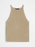 Kootud topp - kohvivärvi - SINSAY - small4