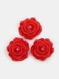 Σετ με 3 κεριά Chocolate Rose - κοκκινο - SINSAY - small2