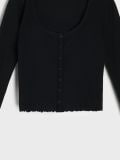 Bluza s dugim rukavima - crno - SINSAY - small10