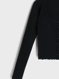 Bluza s dugim rukavima - crno - SINSAY - small11