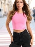 Crop top - orhideja - SINSAY - small1