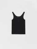 Rebrasti crop top - crno - SINSAY - small3