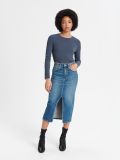 Gerippte Bluse - Grau - SINSAY - small3