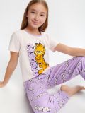 Piżama Garfield - fioletowy - SINSAY - small1