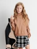 Світшот із коміром-стійкою - коричневий - SINSAY - small6