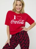 Piżama dwuczęściowa Coca Cola - czerwony - SINSAY - small1