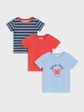 T-särk, 3 tk - helesinine - SINSAY - small1