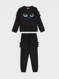 Komplet dresowy - czarny - SINSAY - small1