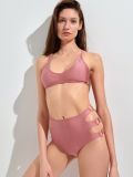 Two piece swimsuit - dusty rose - SINSAY - small1