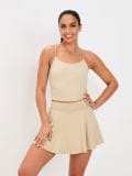 Skorts GYM HARD - μπεζ - SINSAY - small1