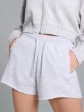 Трикотажні шорти з ефектом виварювання - сірий - SINSAY - small6