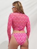 Set: un costum de baie cu un tricou - roz-fuchsia - SINSAY - small10