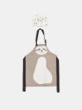 Set da cucina: grembiule e cappello da chef - caffè - SINSAY - small3