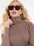 Haljina sa rolkom - kafa - SINSAY - small6