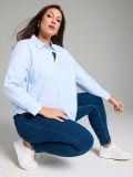 Jegging pantalone PLUS SIZE - mornarsko - SINSAY - small3