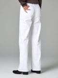 Jeansy wide leg - biały - SINSAY - small2