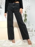 Wide leg farmerke - sivo - SINSAY - small5