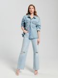 Kurtka jeansowa - niebieski - SINSAY - small3