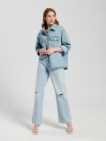 Kurtka jeansowa - niebieski - SINSAY - small4