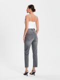 High waist straight-lõikega teksapüksid - hall - SINSAY - small3
