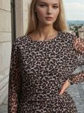 Рокля с леопардов принт - многоцветен - SINSAY - small7