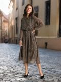 Midi haljina - nude - SINSAY - small1