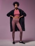 Crop top GYM HARD - orhideja - SINSAY - small2