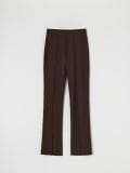 Flare trousers - dark brown - SINSAY - small4