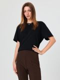 Flare trousers - dark brown - SINSAY - small2