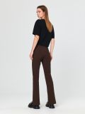 Flare trousers - dark brown - SINSAY - small3