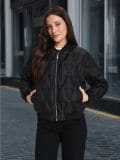 Bomber jakna - črna - SINSAY - small1