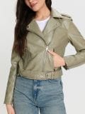 Biker jakna - svetlo olivna - SINSAY - small1