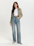Biker jakna - svetlo olivna - SINSAY - small3