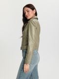 Biker jakna - svetlo olivna - SINSAY - small4