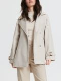 Jakna s pasom - krema - SINSAY - small7