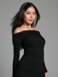 Midi haljina - crno - SINSAY - small5