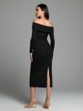 Midi haljina - crno - SINSAY - small2