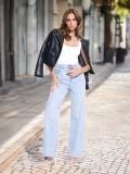 Джинси wide leg - синій - SINSAY - small3