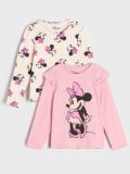 Majica dugih rukava 2 pack Mouse Minnie - ruža - SINSAY - small1
