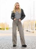 Džíny wide leg - šedá - SINSAY - small8